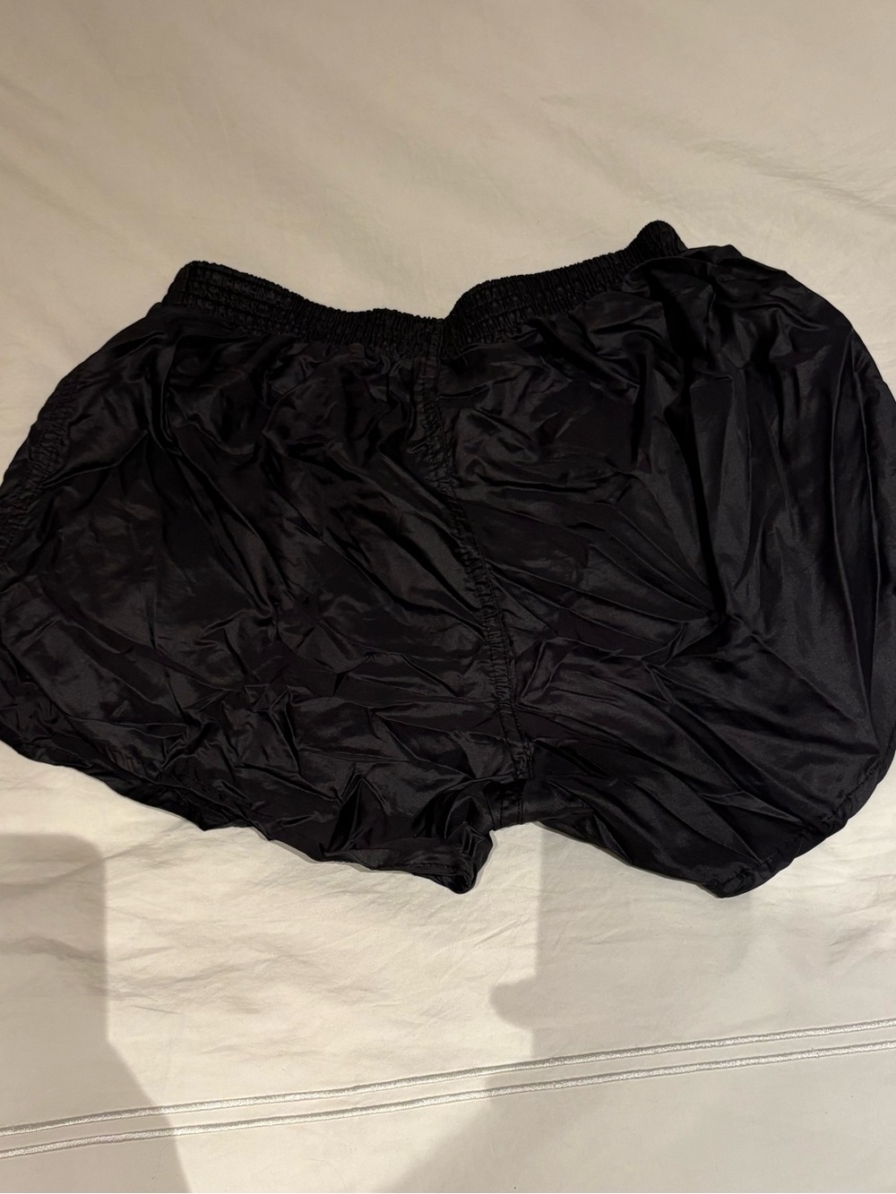 Soffe Black Nylon y2k cheer Shorts alpha chi omega AXO sorority women’s M - Picture 3 of 3